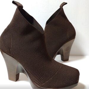 CHARLESTON SHOE CO. Brown Ankle Boots
